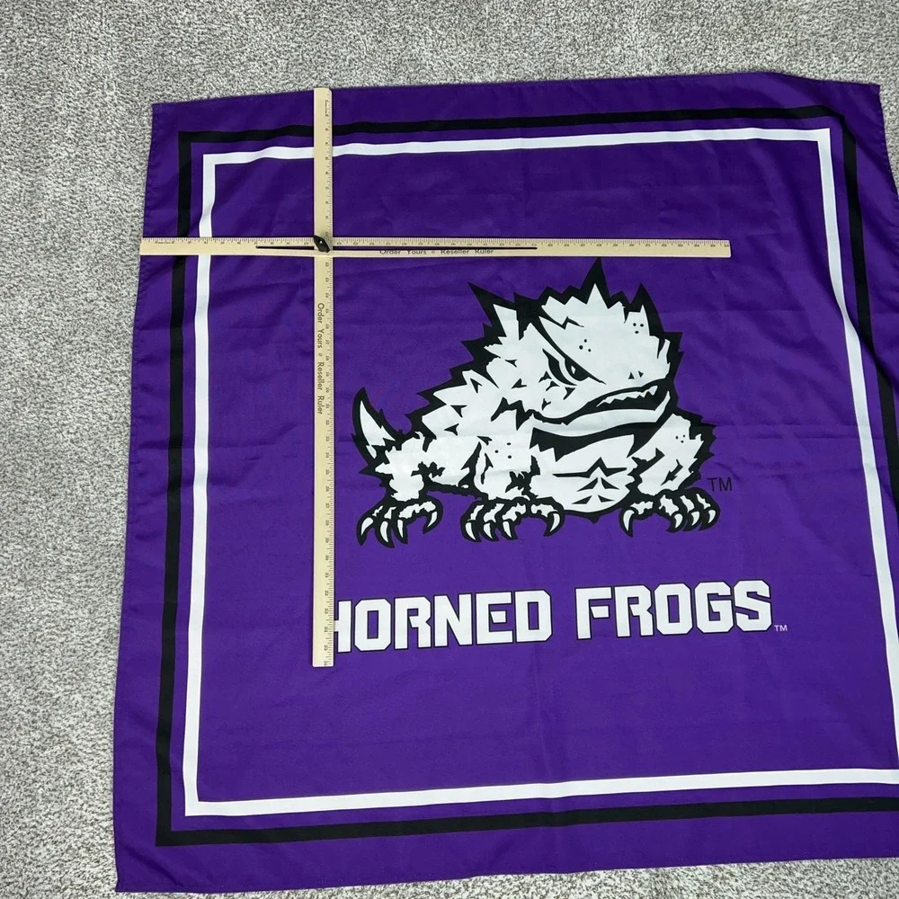 TCU Horned Frogs Banner One Size Purple NCAA College Sports Decor Flag Logo